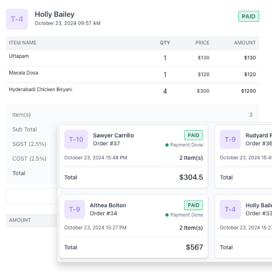 Manage Orders & Billing in One Dashboard